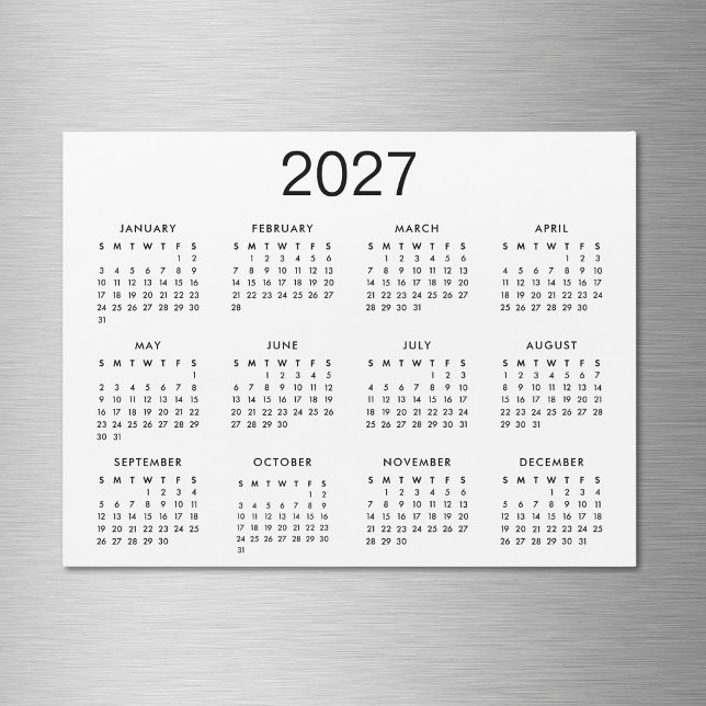 Classic Black And White 2025 Calendar (Creator Uploaded)