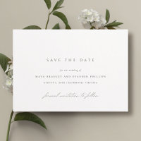 Classic Black and White | Elegant Minimal Wedding