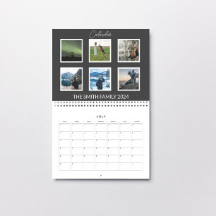 Classic Black and White Gallery Calendar