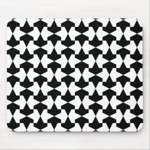Classic Black and White Muslim Mamluks Pattern Mouse Mat