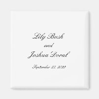 Classic Black and White Timeless Wedding