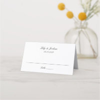 Classic Black and White Timeless Wedding