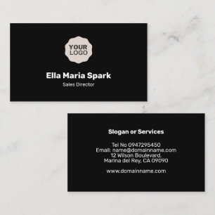 Classic Black Business Card