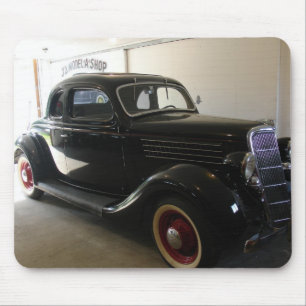 Classic Black Car Mouse Mat