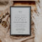 Classic Black & Ecru Border Monogram Wedding