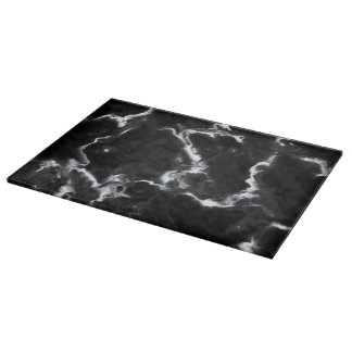 Classic Black Marble pattern gray white custom diy Cutting Board