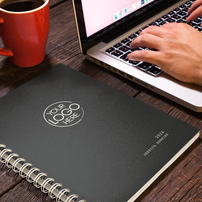 Classic Black Noir Modern Logo Weekly Planner (Creator Uploaded)