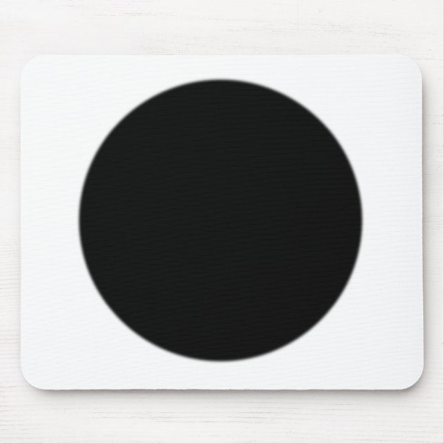 classic Black SpotDot Mouse Mat (Front)