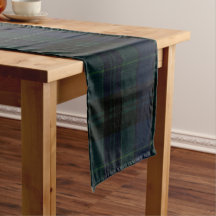 Classic Black Watch Tartan Dark Green Navy Blue