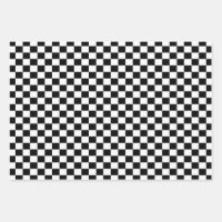 Classic Black & White Chequered  