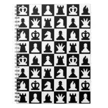 Classic Black & White Chessboard Pattern