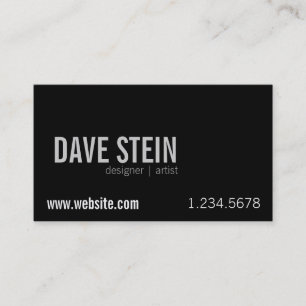 CLASSIC BLACK & WHITE DIAMOND PATTERN BUSINESS CARD