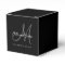 Classic Black & White Monogram Favour Box