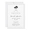 Classic Black & White Piano Recital Invitation