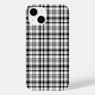 Classic  Black & White PLaid  Case-Mate iPhone 14 Case