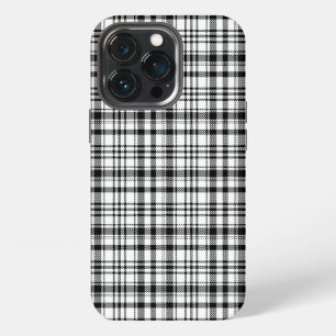 Classic  Black & White PLaid  iPhone 13 Pro Case