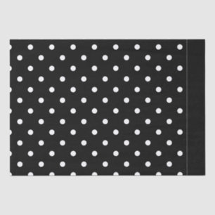 Classic Black & White Polkadots Tissue Paper