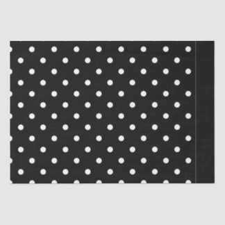 Classic Black & White Polkadots Tissue Paper