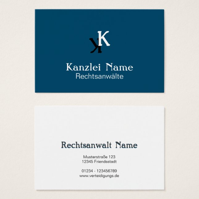 Classic blue (Front & Back)