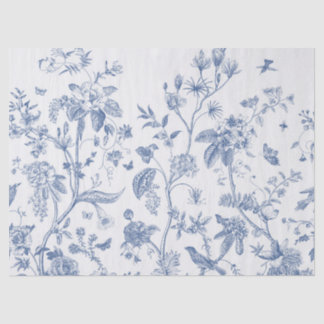 Classic Blue and White Chinoiserie Tissue Paper