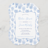 Classic Blue And White Kitchen Bridal Shower Party