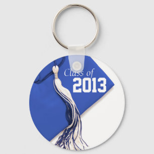 Classic Blue Class of 2013 Keychain
