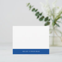 Classic Blue Colour Block Name Flat