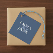 Classic Blue Elegant Serif Font modern ampersand