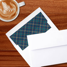 Classic Blue Green Gold Tartan Plaid Vintage 