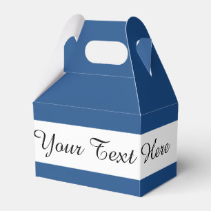 Classic Blue High End Solid Colour Favour Box