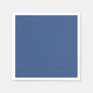 Classic Blue Plain Solid Colour Napkin