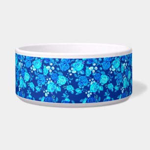 Classic Blue Rose Flowers Pattern-87600