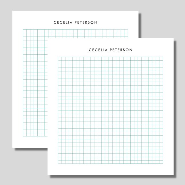 Classic Blue Square Custom Name Notepad (Creator Uploaded)