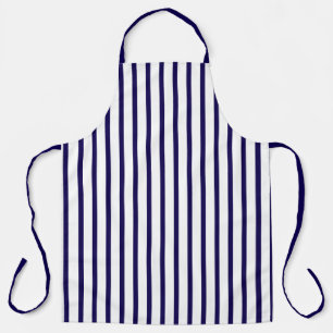 Classic Blue Stripe Apron