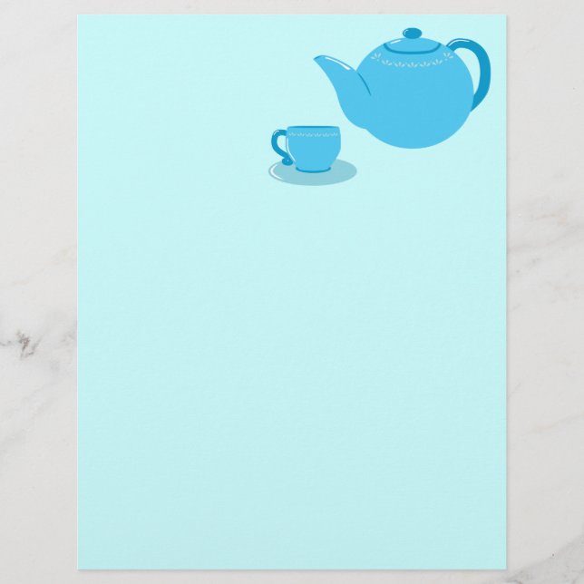 Classic Blue Teapot (Front)