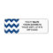 Classic Blue White Chevron Pattern