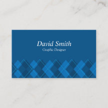Classic Blue White Professional Graphic Designer