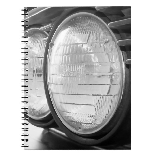classic BMW headlights Notebook (Front)