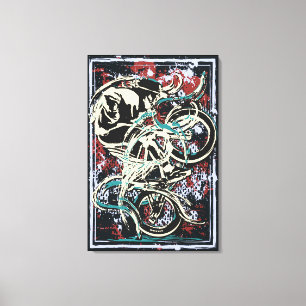 Classic Bmx Bike - Bmx Freestyle Bmx Canvas Print