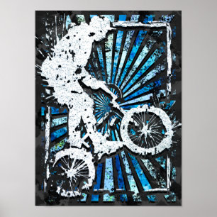 Classic Bmx Bike - Bmx Freestyle Bmx Poster Print