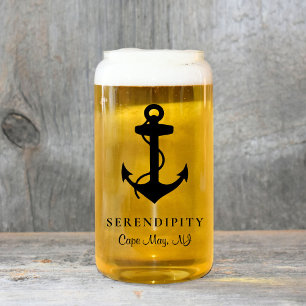 Classic Boat Anchor Can Glass