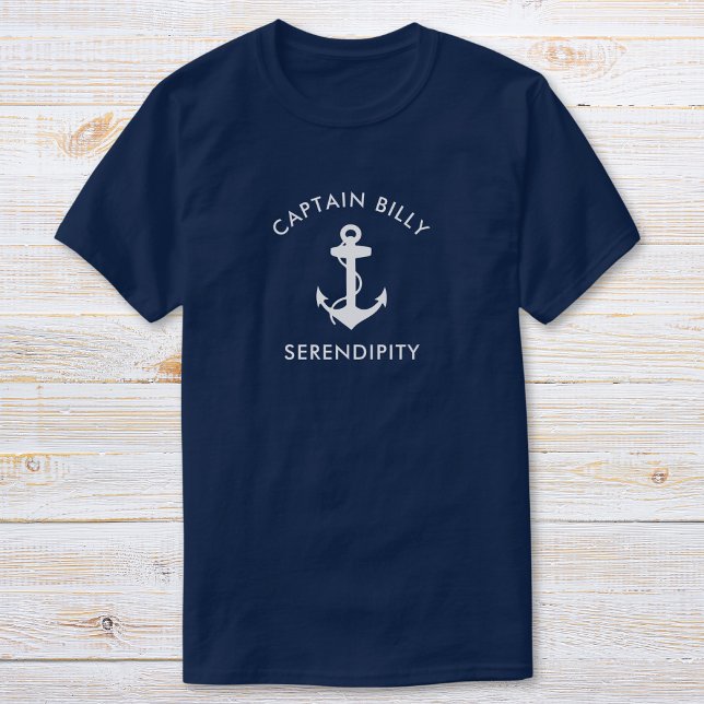 Classic Boat Anchor Captains T-Shirt (Creator Uploaded)