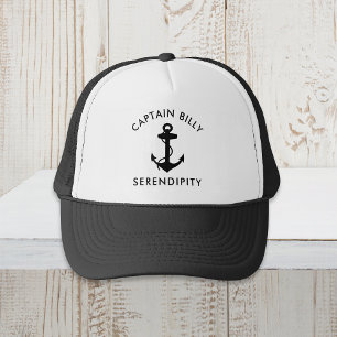 Classic Boat Anchor Captains Trucker Hat