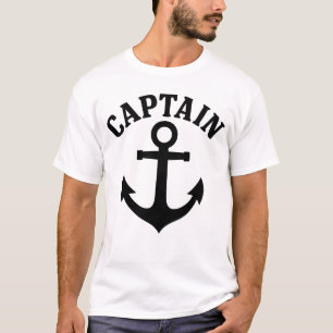 Classic Boat Captain Anchor T-Shirt