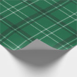 Classic bold holiday plaid green Christmas Wrapping Paper<br><div class="desc">A bold modern take on a classic holiday plaid makes this wrapping paper set perfect way for both traditional and unconventional gift givers. The kelly green background with the black and white checks is chic and stylish. Will look fantastic on all your gifts under the tree perfectly coordinated with your...</div>