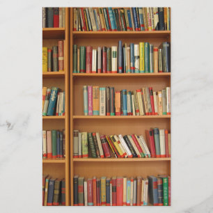 Classic book shelf pattern, bookcase,books,old stationery