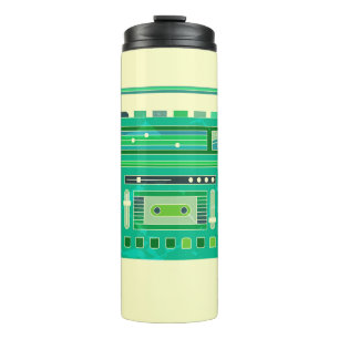 Classic Boom Box Vintage Image Thermal Tumbler