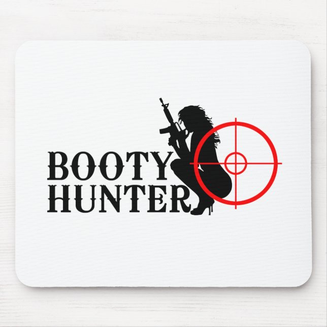 Classic Booty Hunter design Mouse Mat (Front)