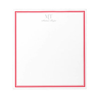 Classic Border Personalised Notepad