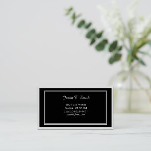 Classic Bordered Calling Card